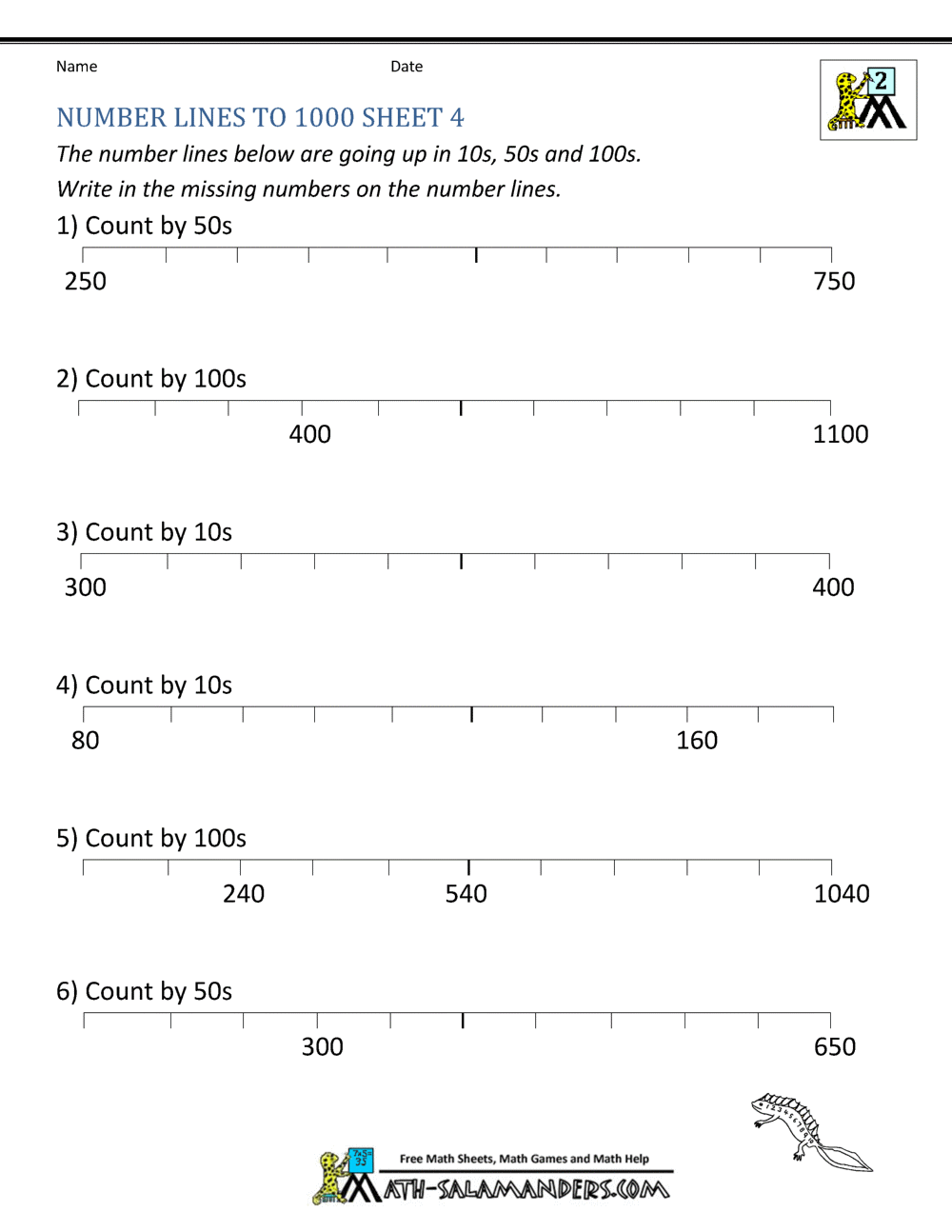 90 Number Words Worksheet 1-1000 81