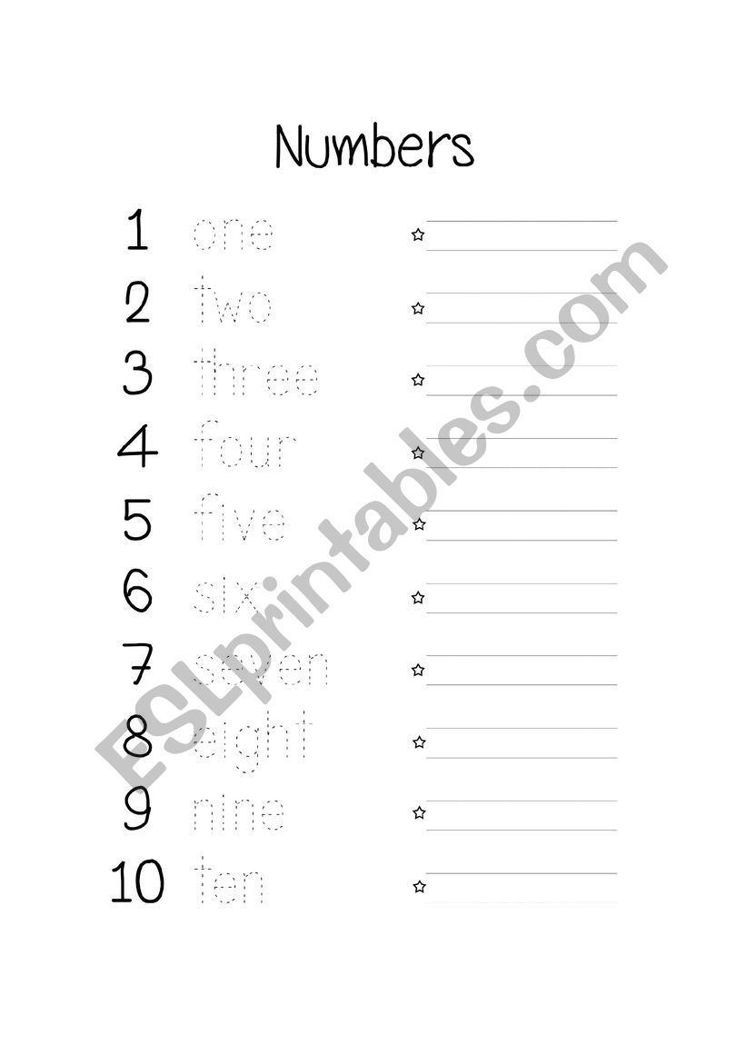 90 Number Words Worksheet 1-1000 85