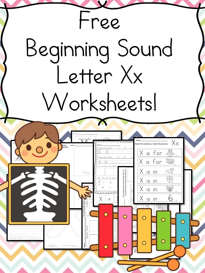 90 Preschool Letter X Worksheets 24