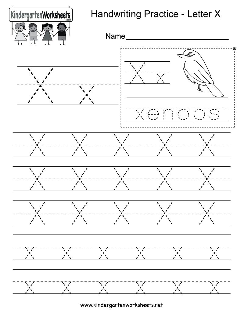 90 Preschool Letter X Worksheets 37