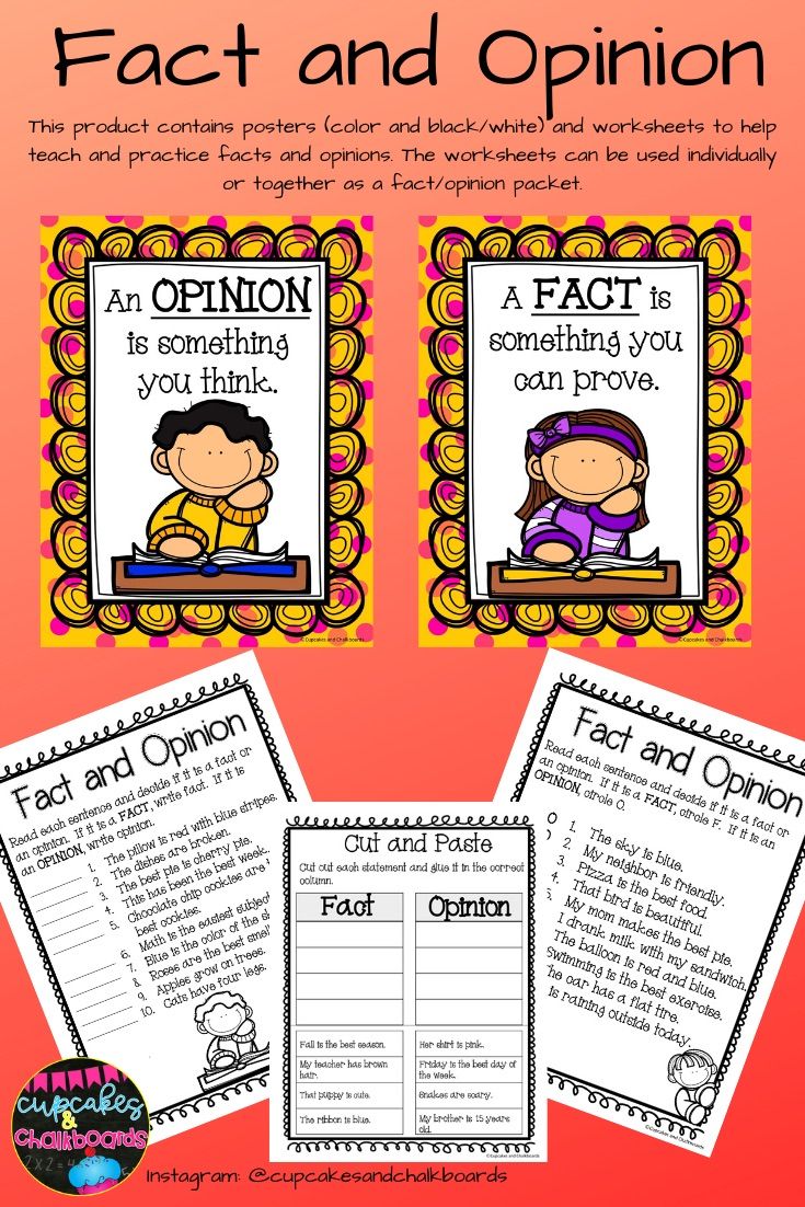 90 Printable Facts And Opinion Worksheet 49