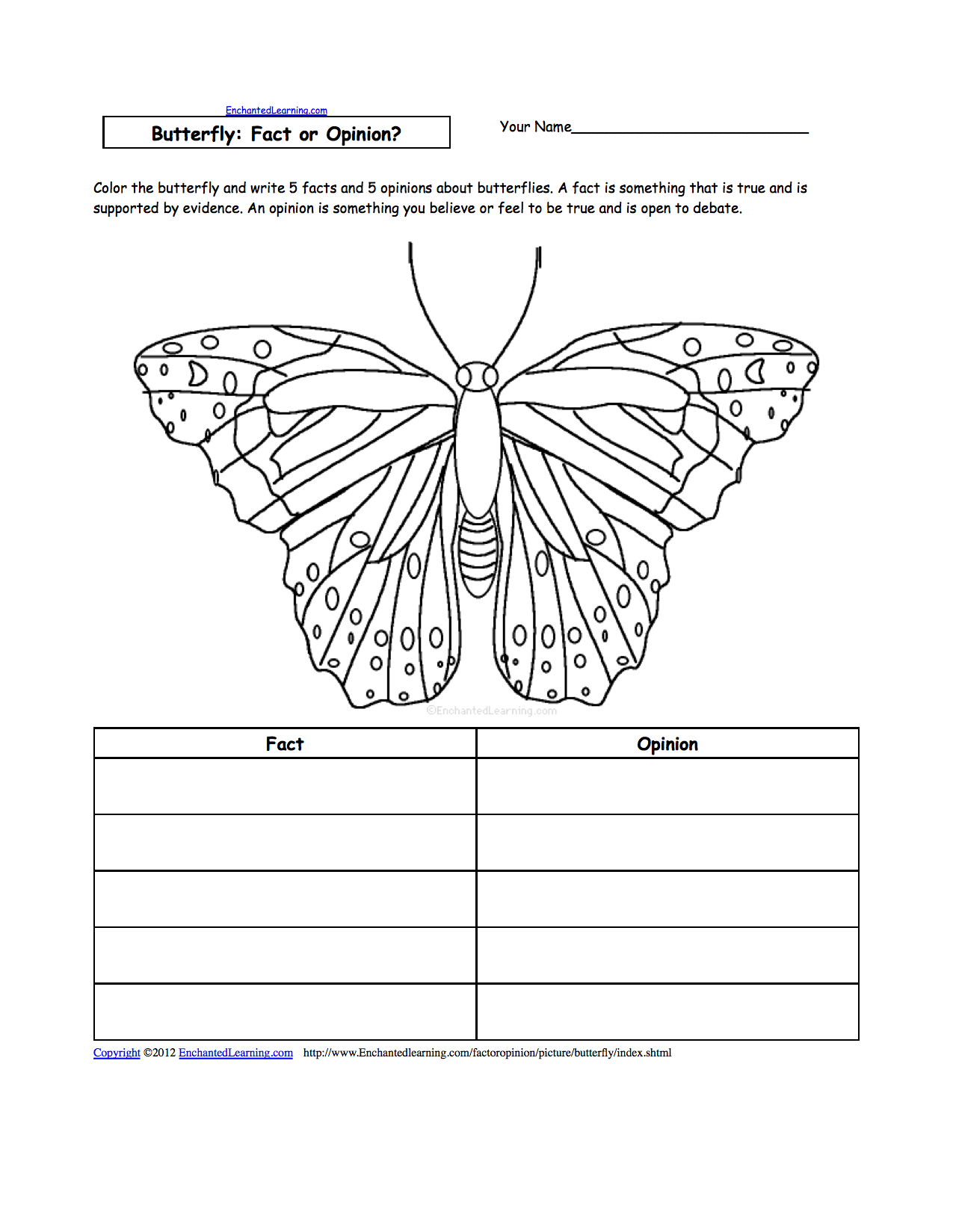 90 Printable Facts And Opinion Worksheet 58