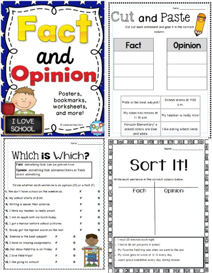 90 Printable Facts And Opinion Worksheet 59