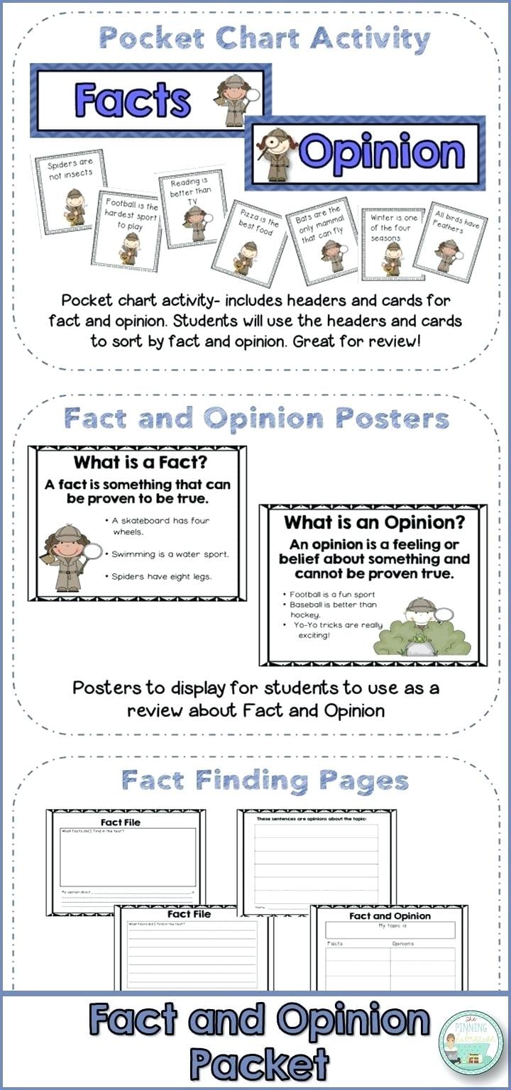 90 Printable Facts And Opinion Worksheet 76