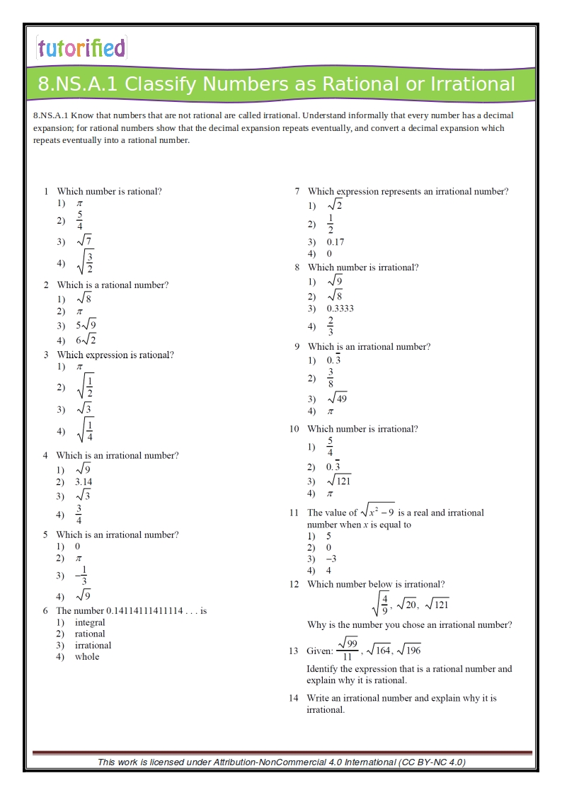 90 Printable Free 8Th Grade Worksheets 13