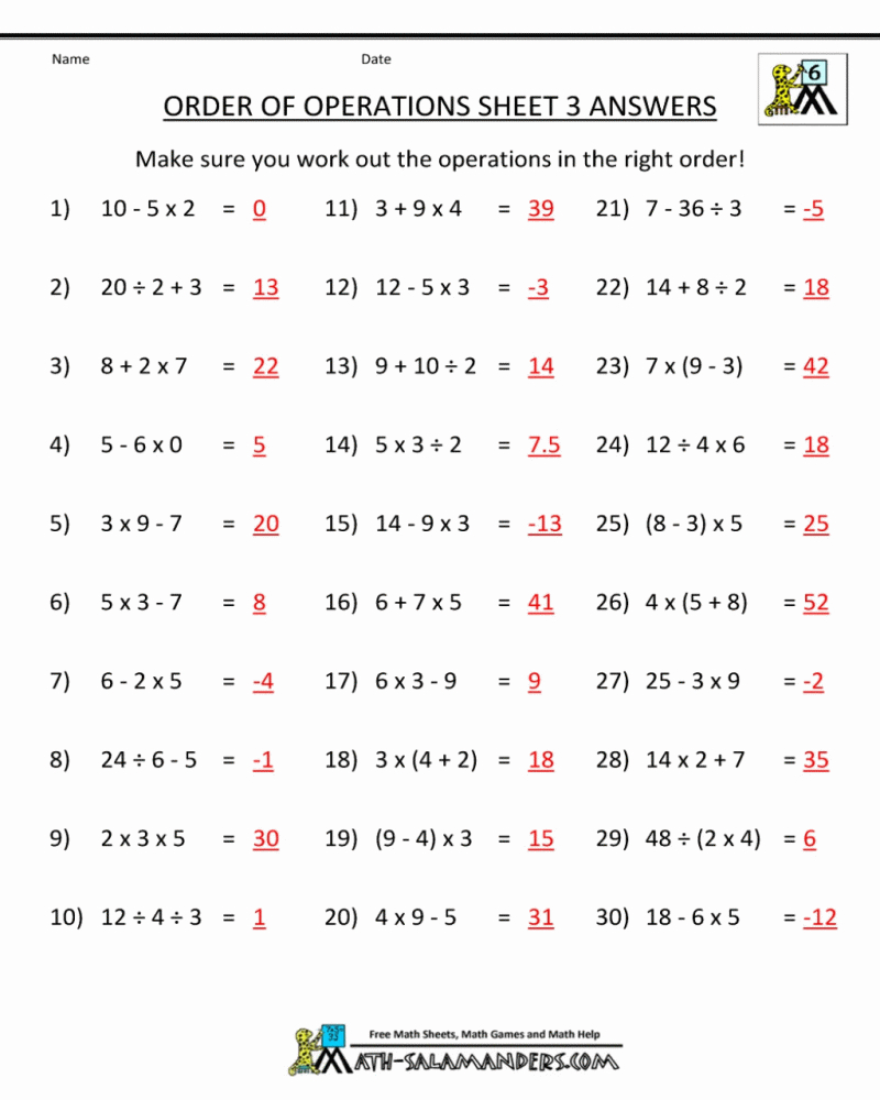 90 Printable Free 8Th Grade Worksheets 18