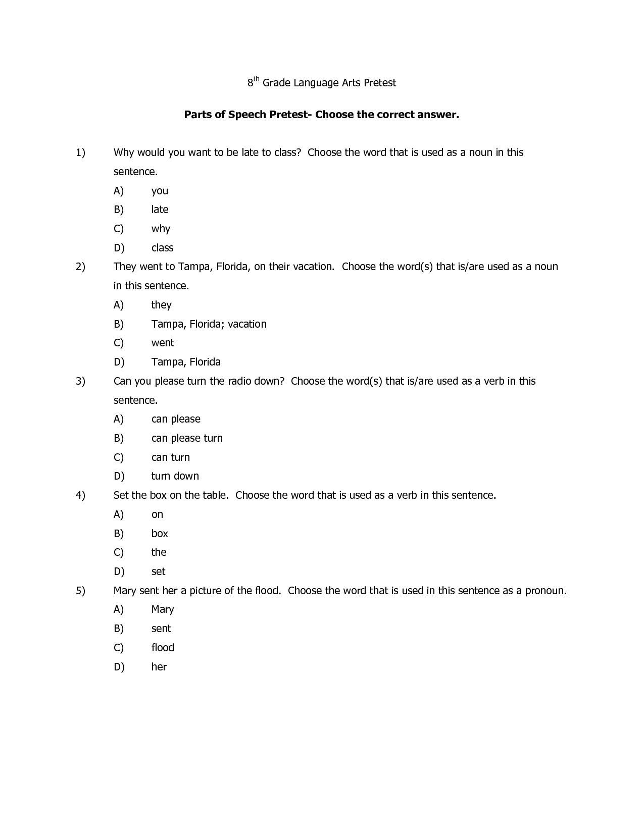 90 Printable Free 8Th Grade Worksheets 36