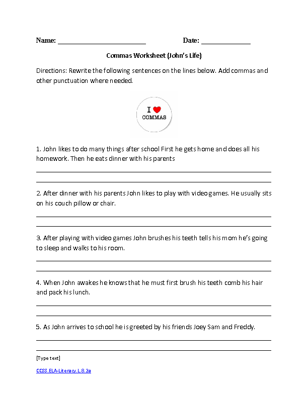 90 Printable Free 8Th Grade Worksheets 53