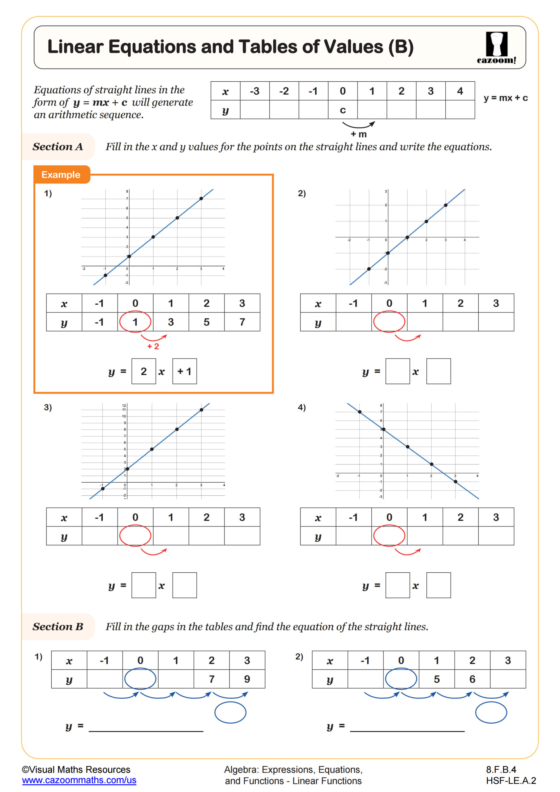 90 Printable Free 8Th Grade Worksheets 63