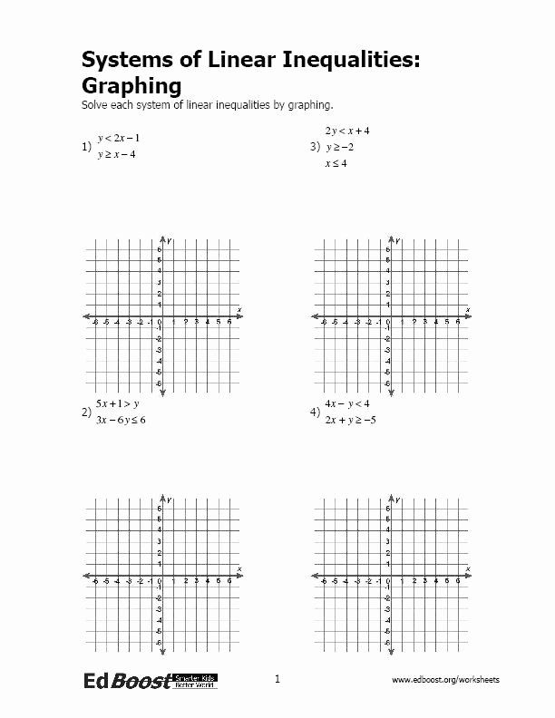 90 Printable Graph Linear Inequalities Worksheet 15