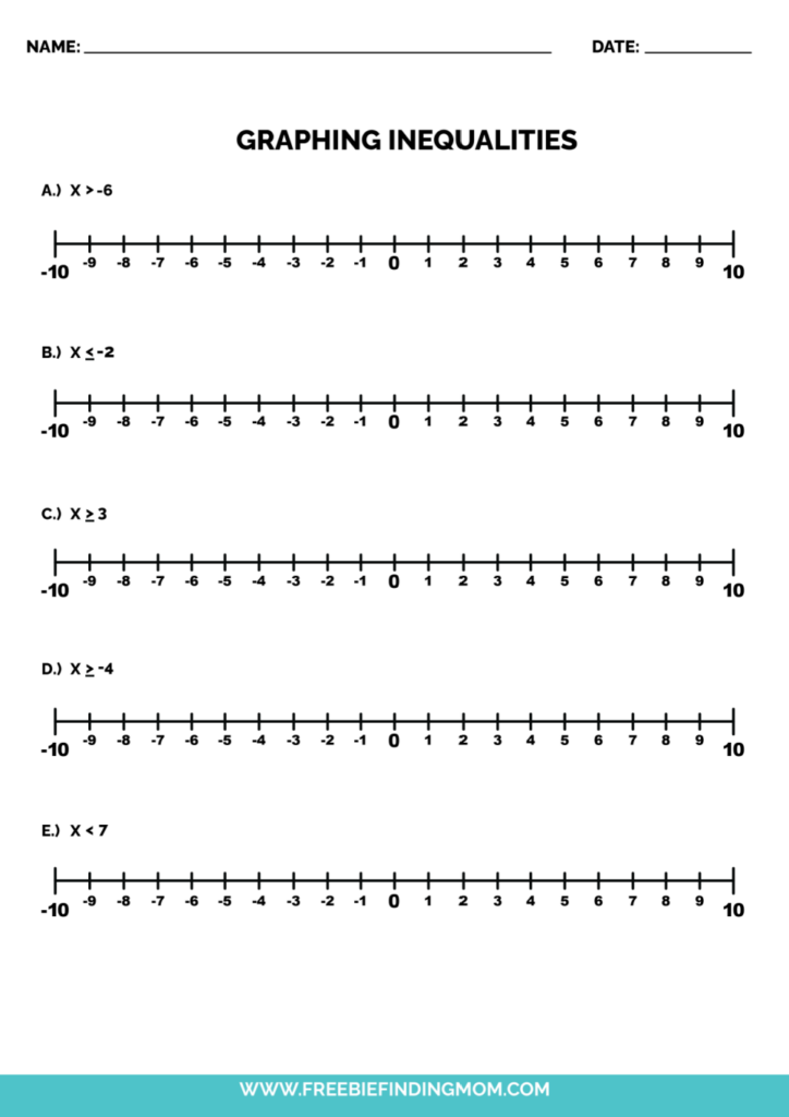 90 Printable Graph Linear Inequalities Worksheet 25