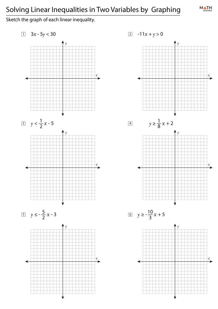 90 Printable Graph Linear Inequalities Worksheet 26