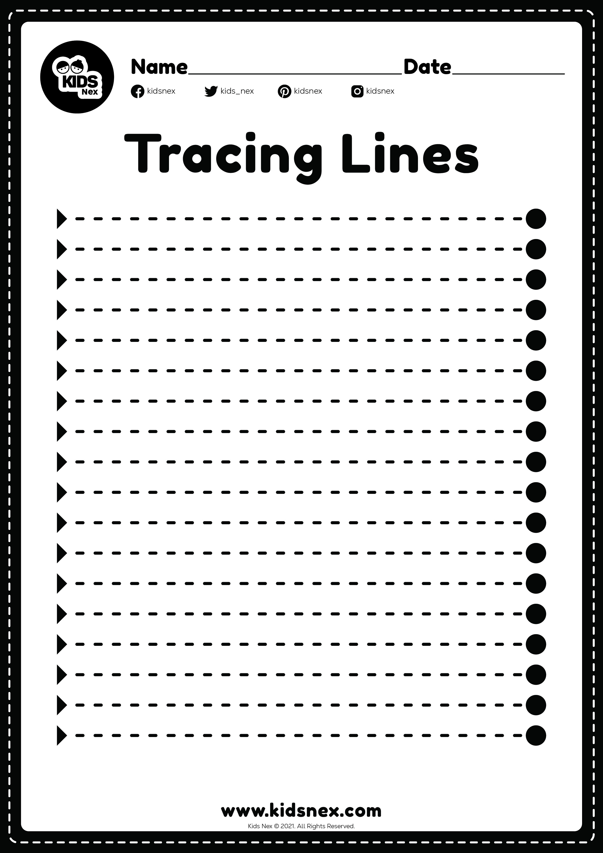 90 Printable Types Of Lines Worksheet 32