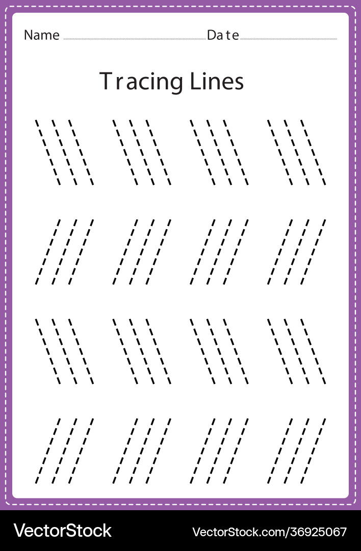 90 Printable Types Of Lines Worksheet 34