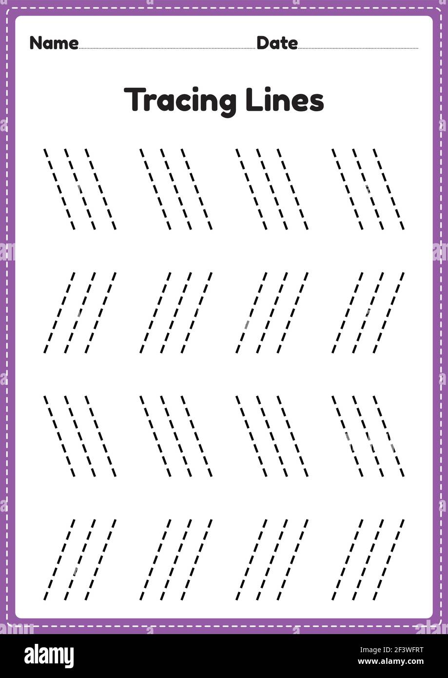 90 Printable Types Of Lines Worksheet 5