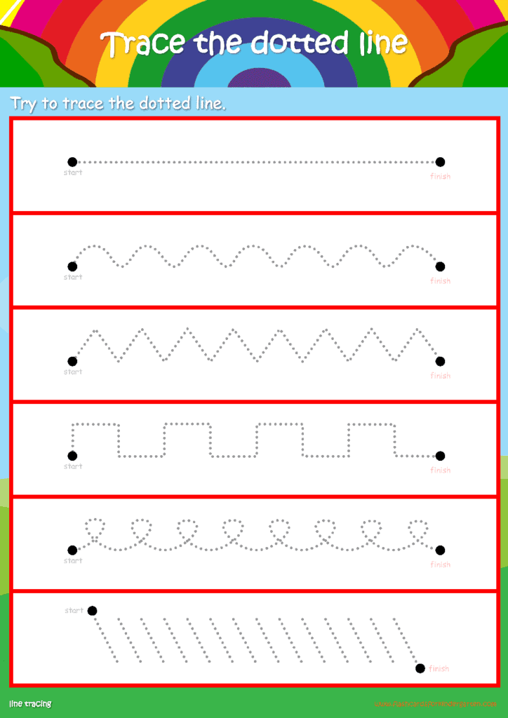 90 Printable Types Of Lines Worksheet 56