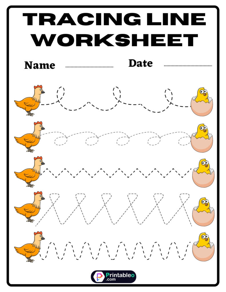 90 Printable Types Of Lines Worksheet 76