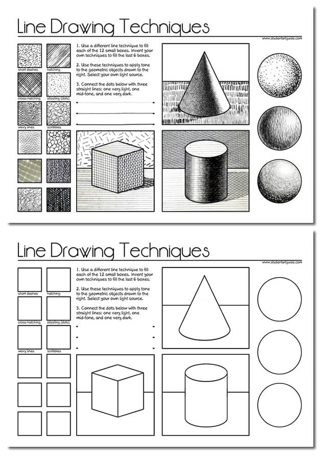 90 Printable Types Of Lines Worksheet 83