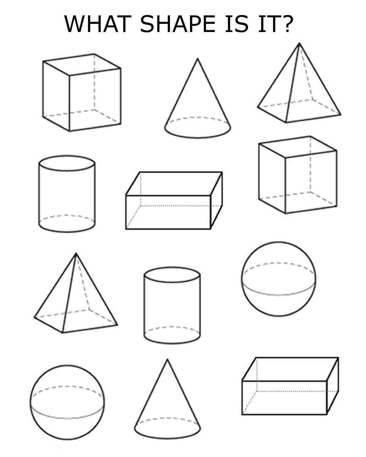 Get 85 3D Shapes Worksheets Pdf Ideas 25