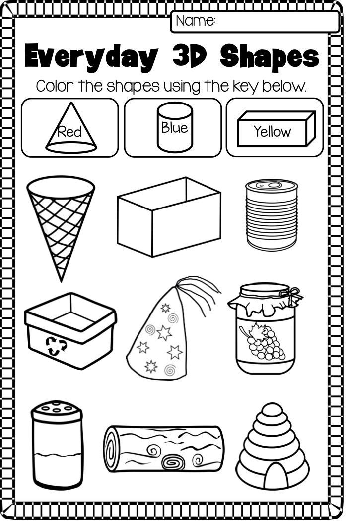 Get 85 3D Shapes Worksheets Pdf Ideas 34