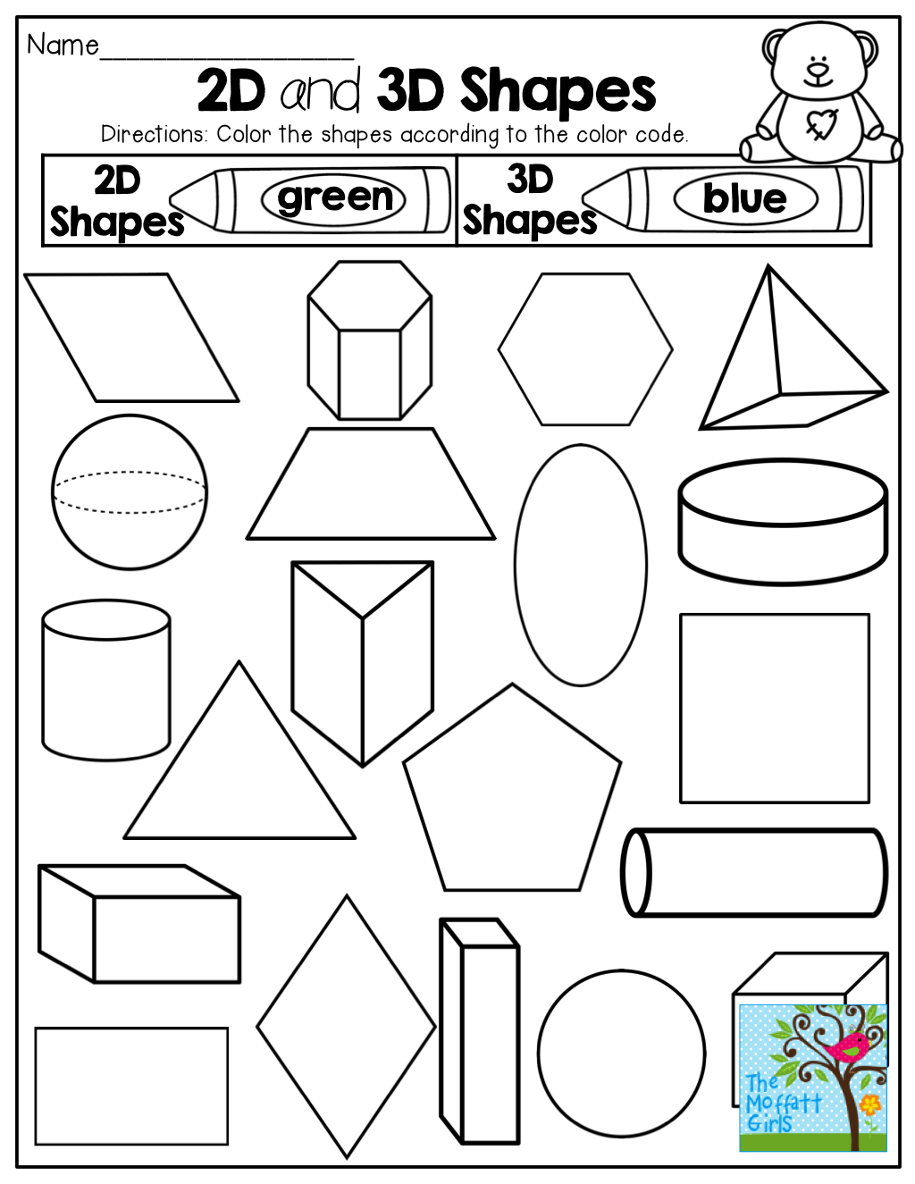 Get 85 3D Shapes Worksheets Pdf Ideas 42