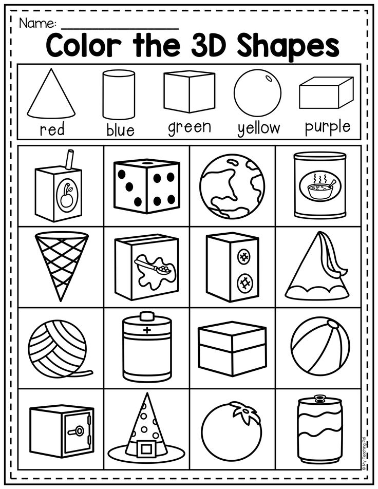 Get 85 3D Shapes Worksheets Pdf Ideas 58