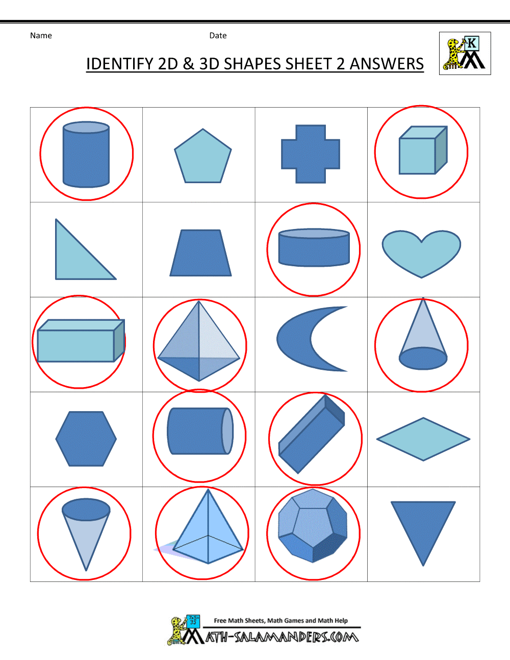 Get 85 3D Shapes Worksheets Pdf Ideas 65