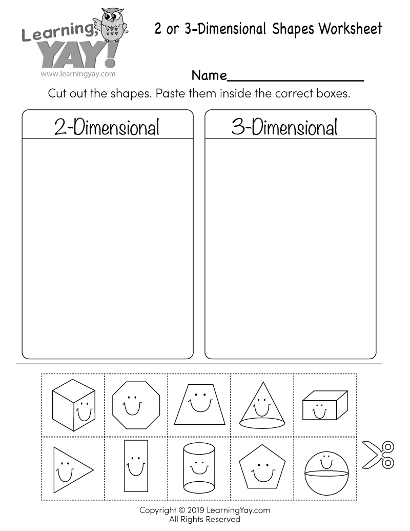 Get 85 3D Shapes Worksheets Pdf Ideas 67