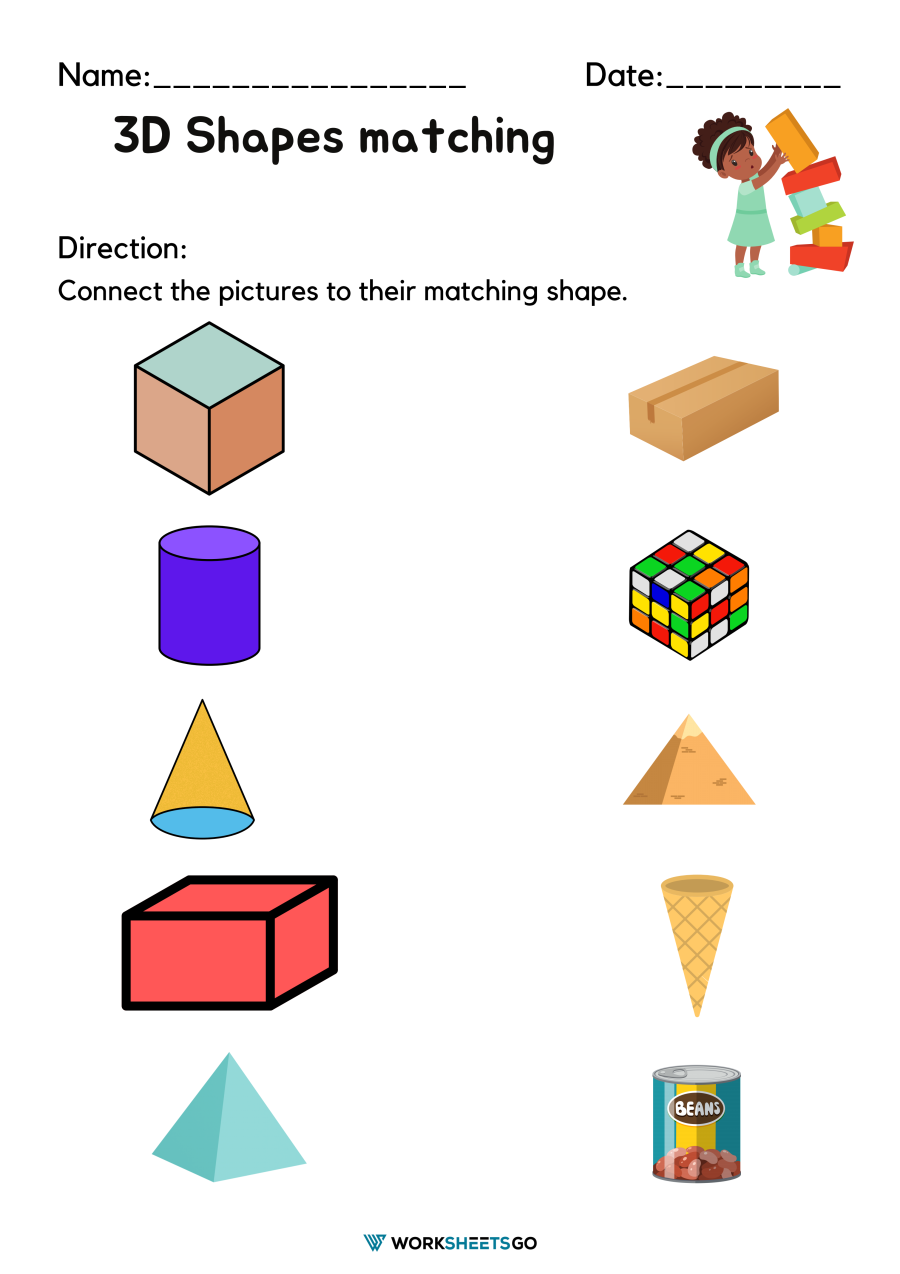 Get 85 3D Shapes Worksheets Pdf Ideas 71