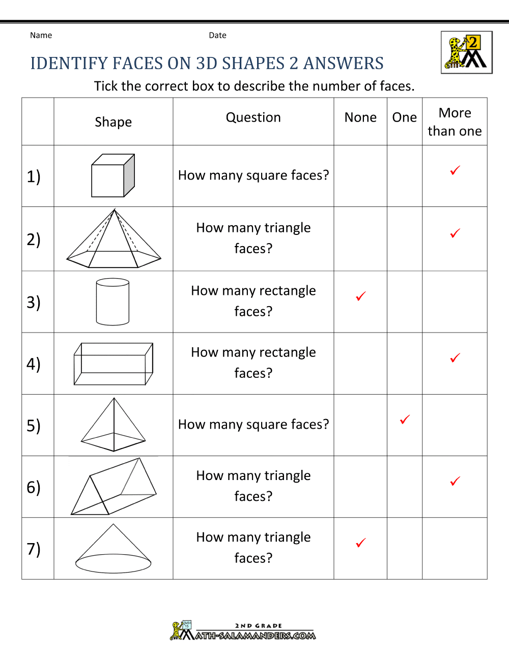 Get 85 3D Shapes Worksheets Pdf Ideas 77