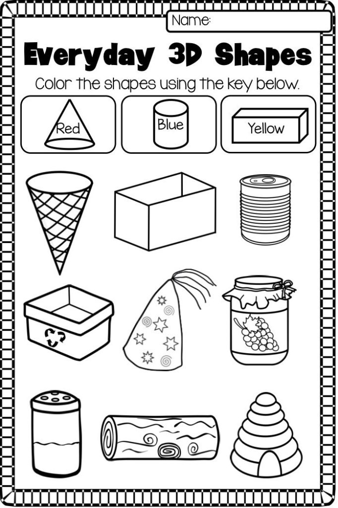 Get 85 3D Shapes Worksheets Pdf Ideas 78