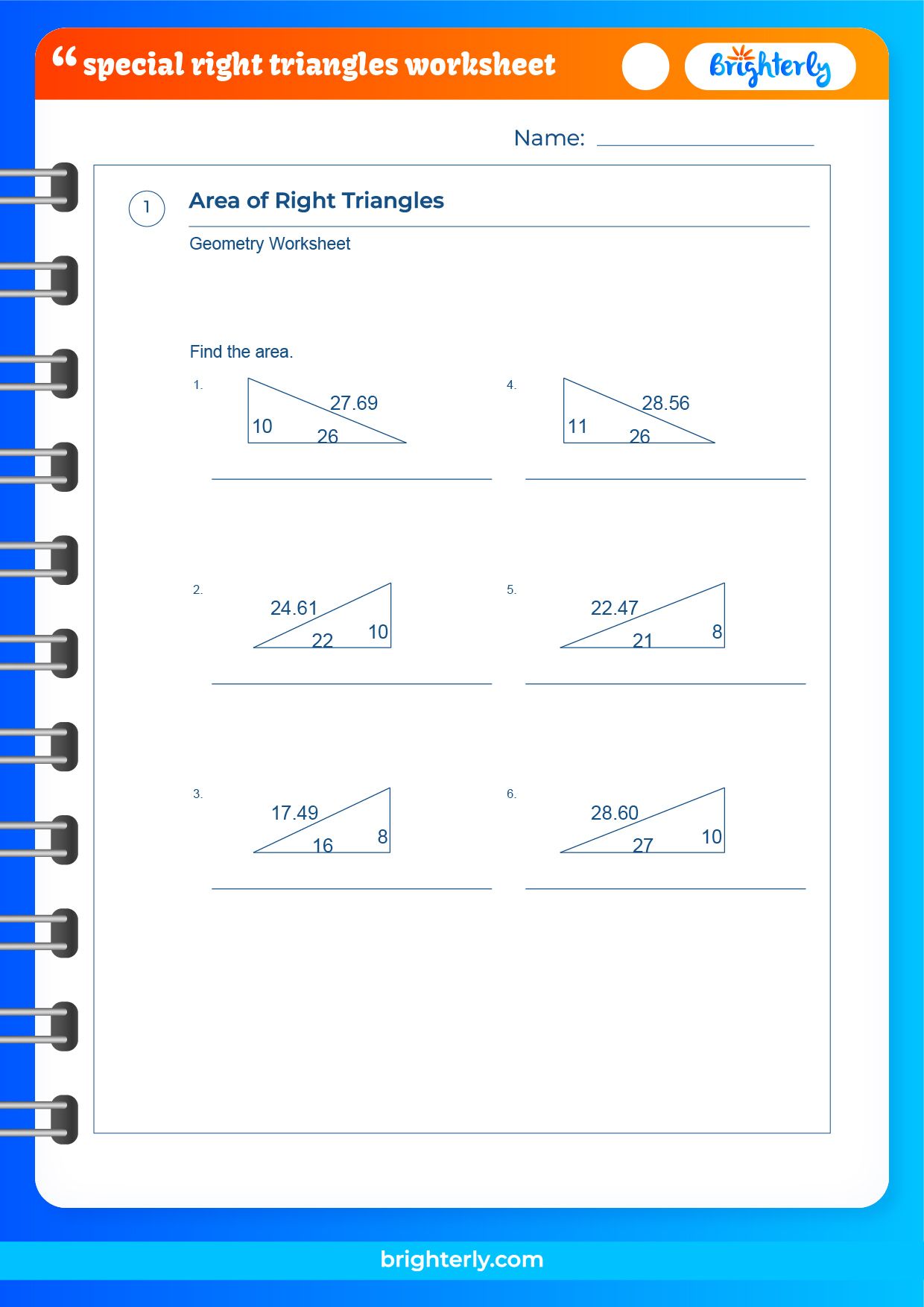 Get 85 Special Rights Triangles Worksheet Ideas 2