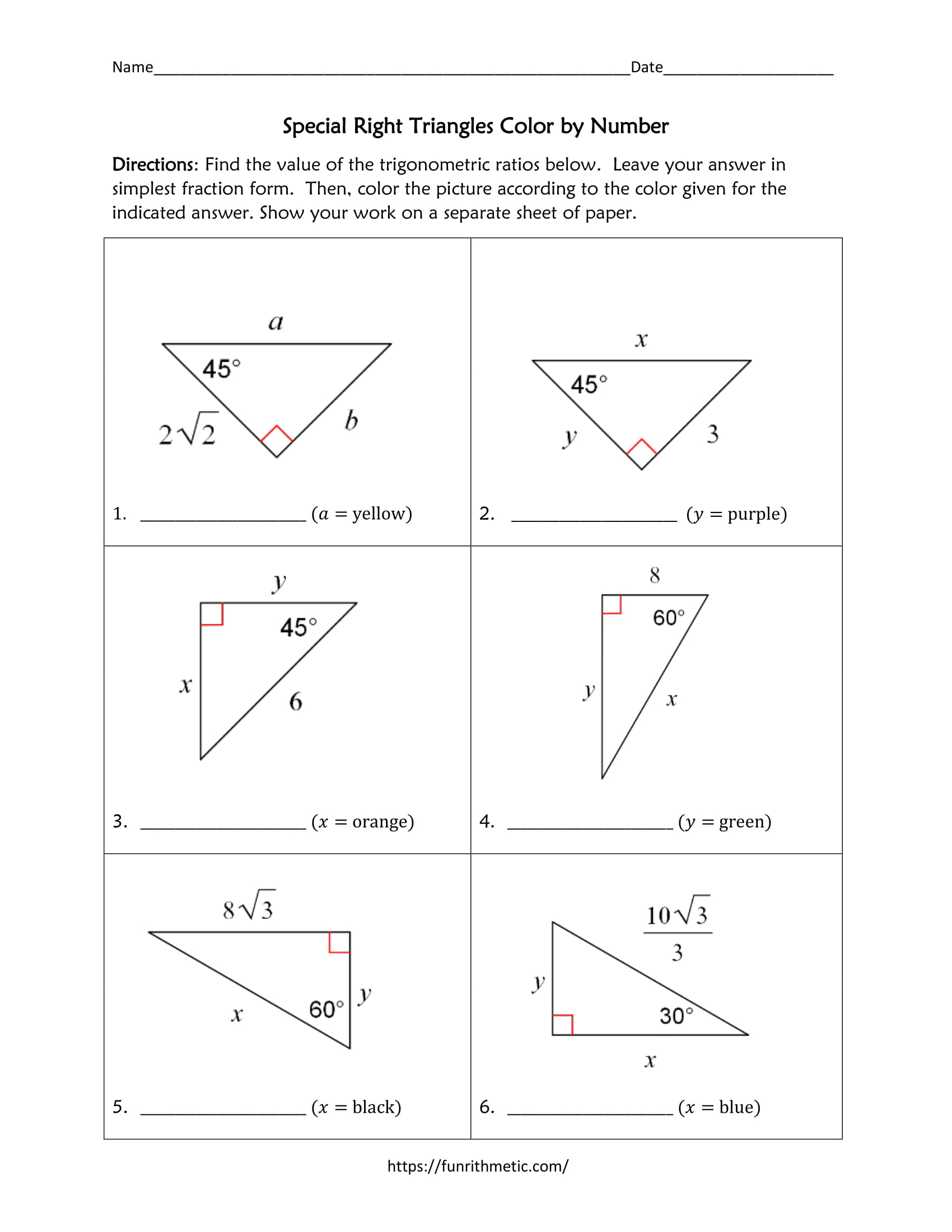 Get 85 Special Rights Triangles Worksheet Ideas 24