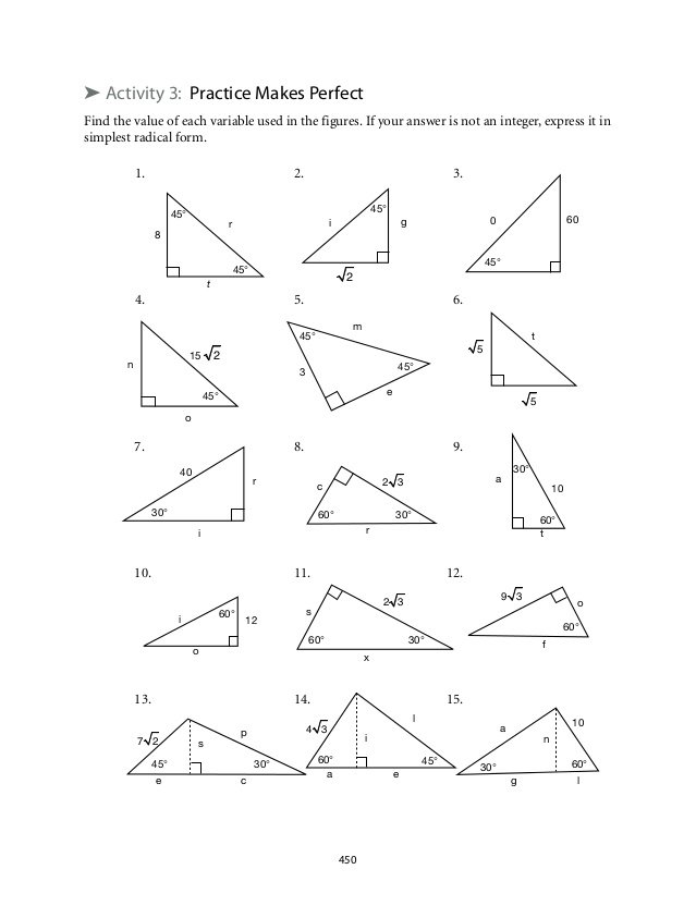 Get 85 Special Rights Triangles Worksheet Ideas 27