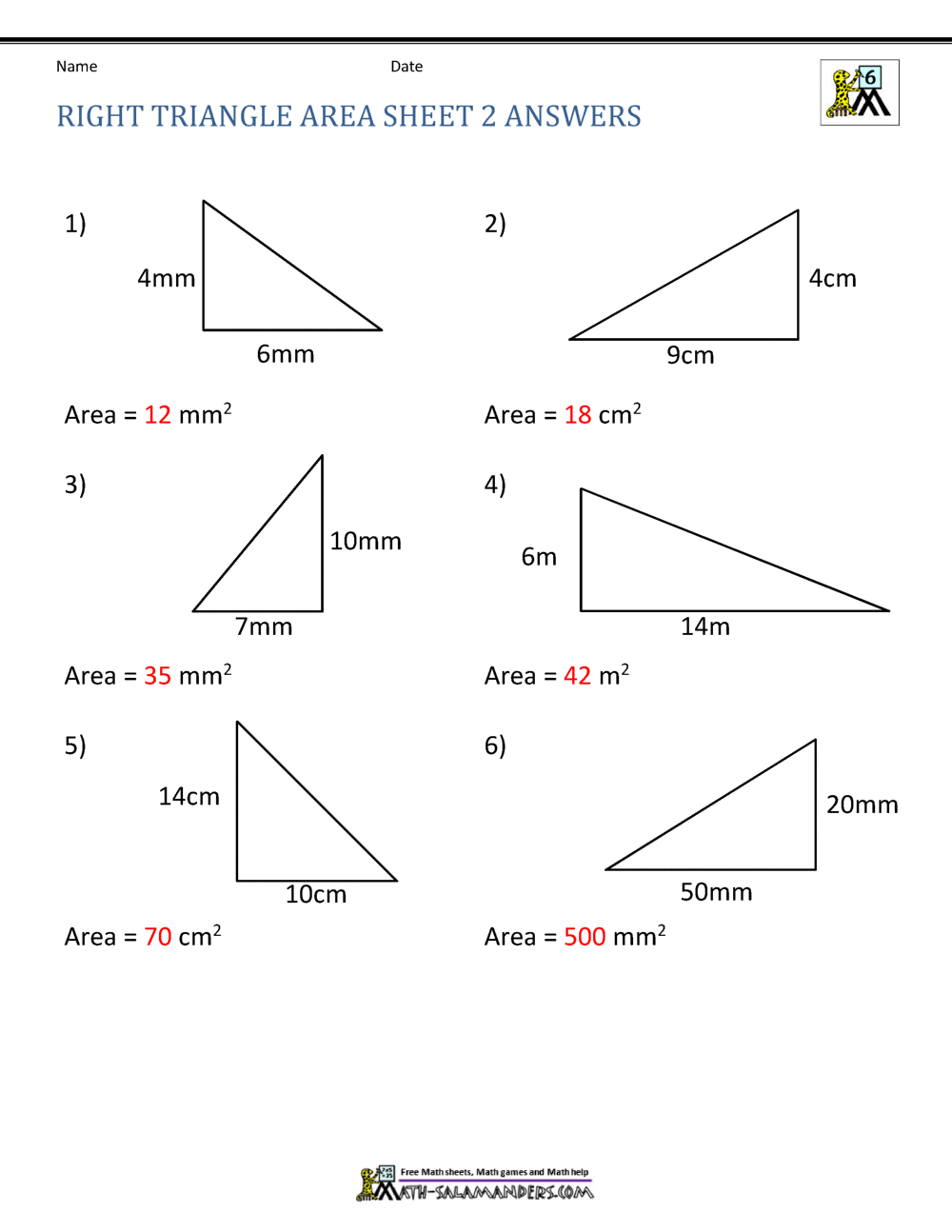 Get 85 Special Rights Triangles Worksheet Ideas 45