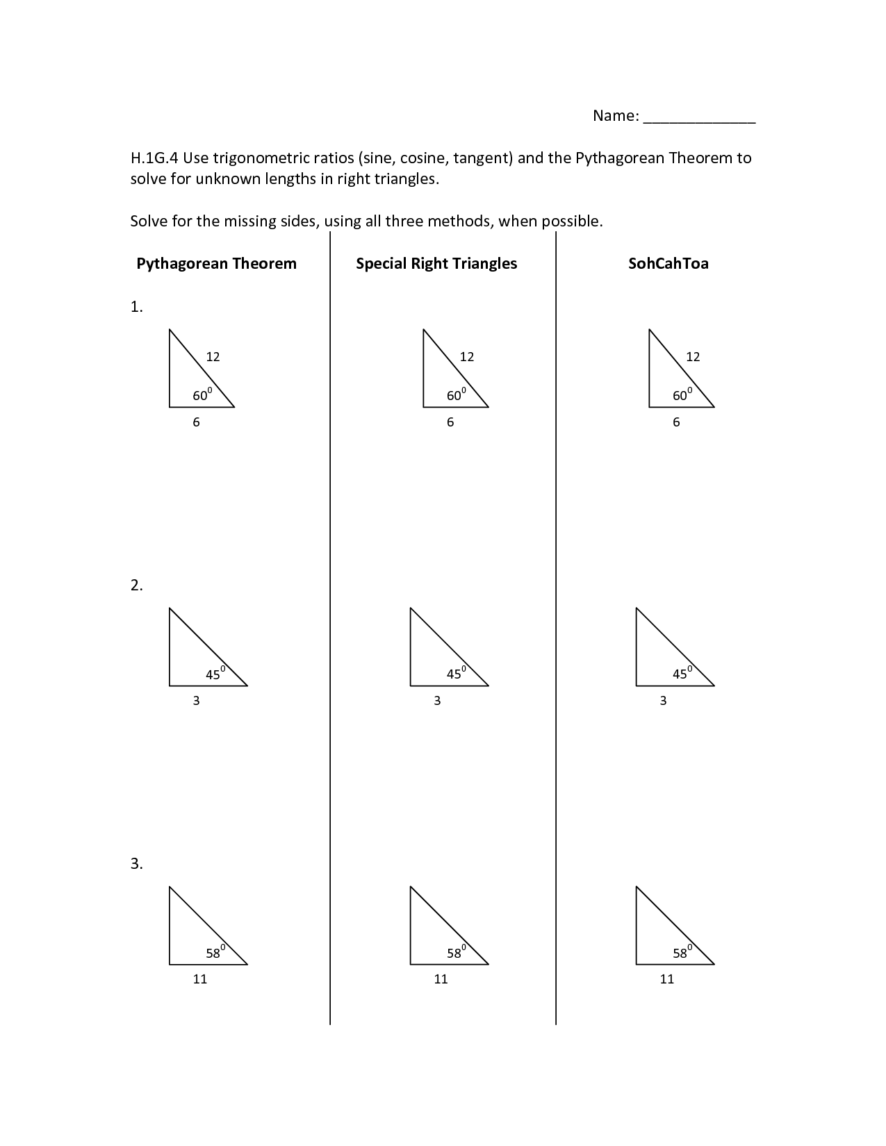 Get 85 Special Rights Triangles Worksheet Ideas 49