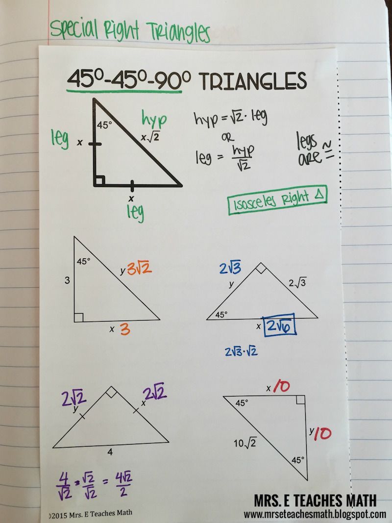 Get 85 Special Rights Triangles Worksheet Ideas 73