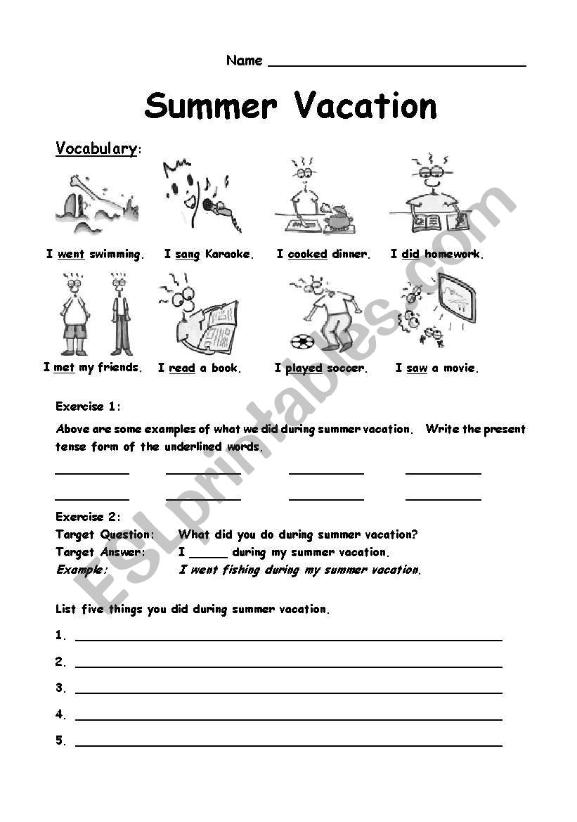 Get 85 Summer Holiday Worksheet 11