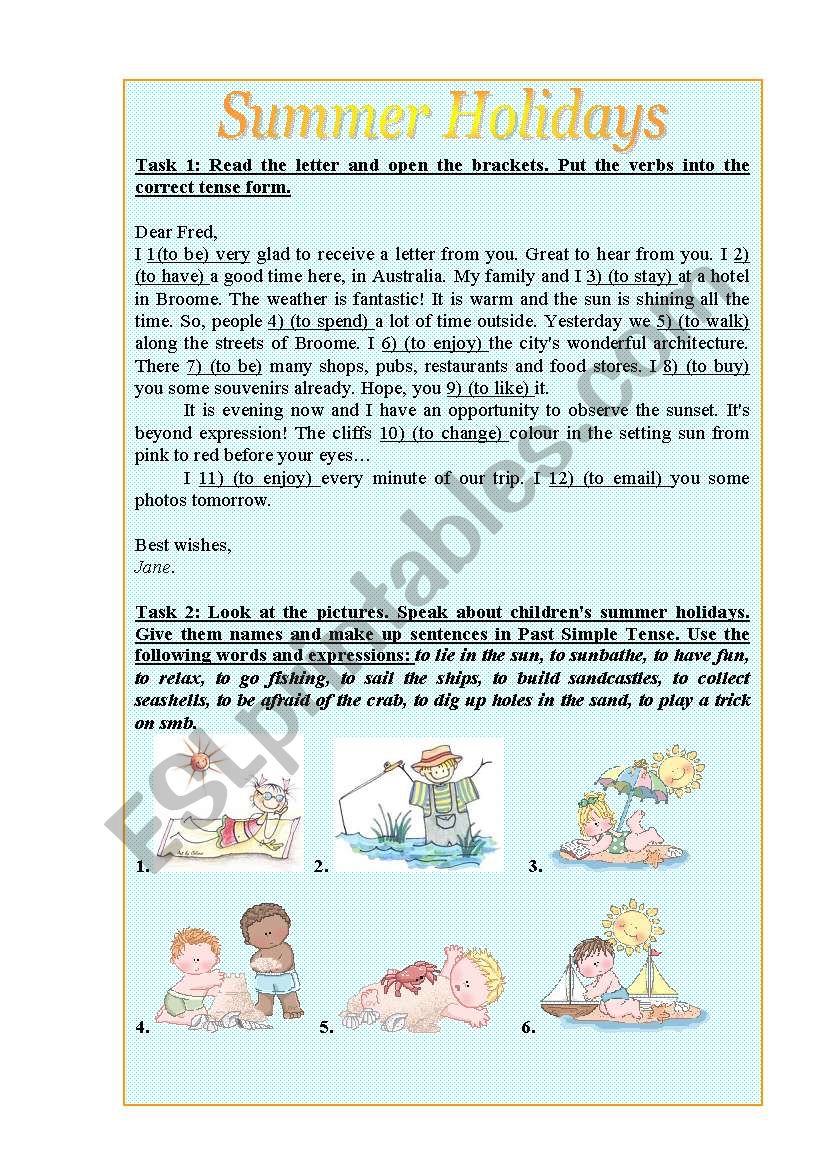 Get 85 Summer Holiday Worksheet 15