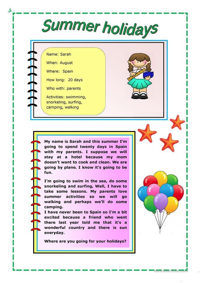 Get 85 Summer Holiday Worksheet 29