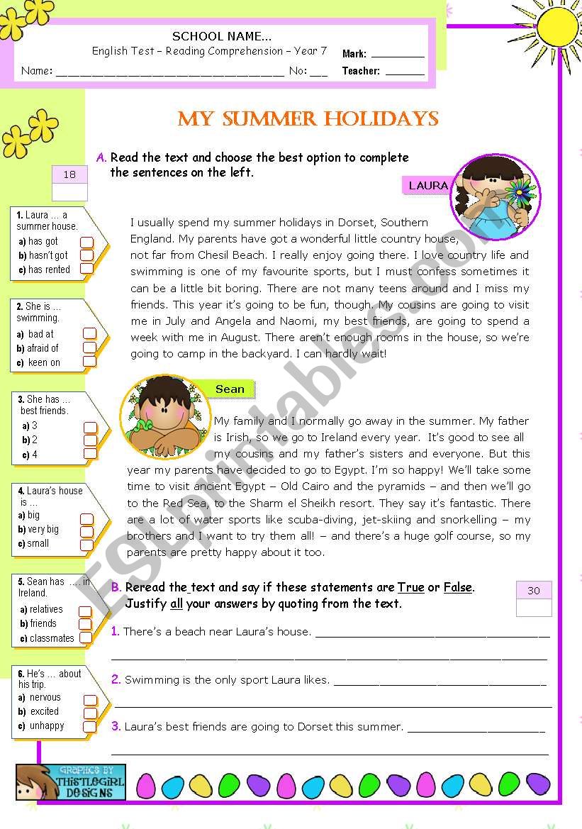 Get 85 Summer Holiday Worksheet 35