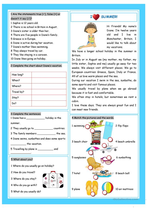 Get 85 Summer Holiday Worksheet 44