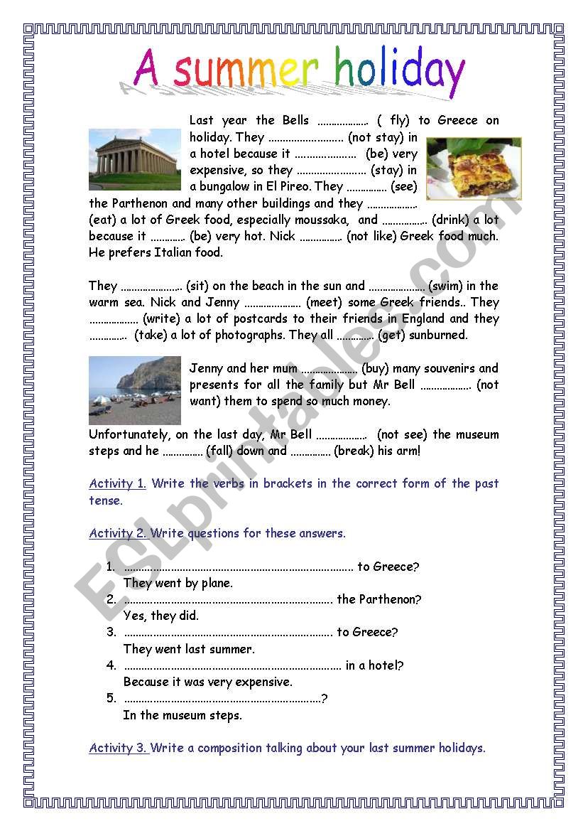 Get 85 Summer Holiday Worksheet 59