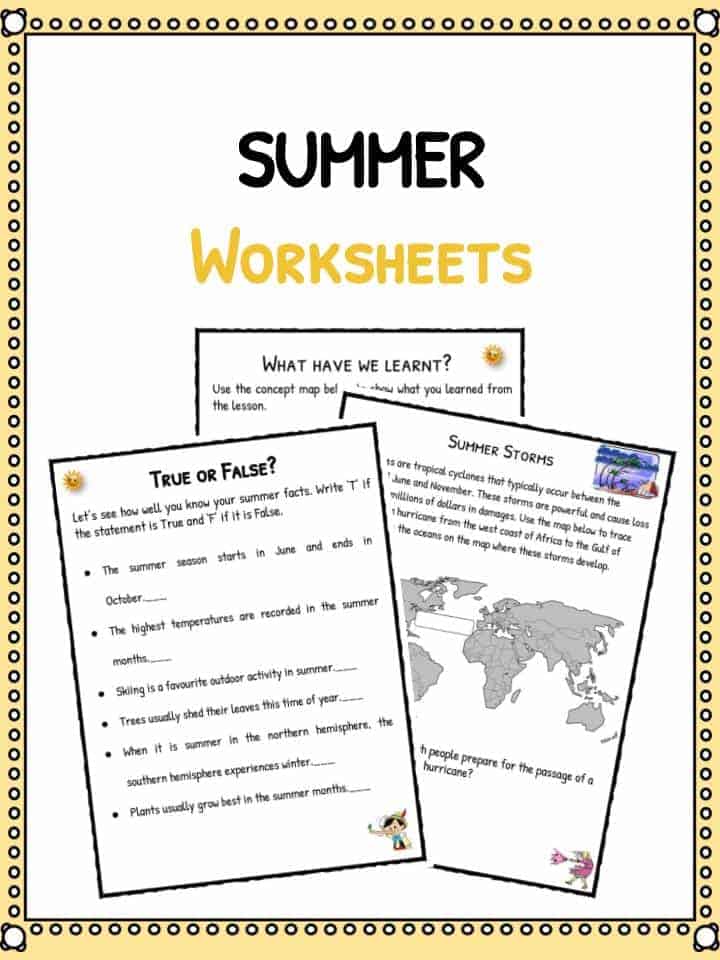 Get 85 Summer Observation Worksheet Ideas 80