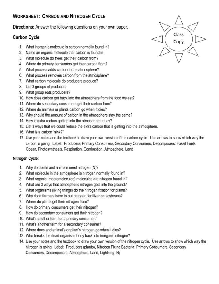 Get 85 Worksheet On Nitrogen Cycle Ideas 70