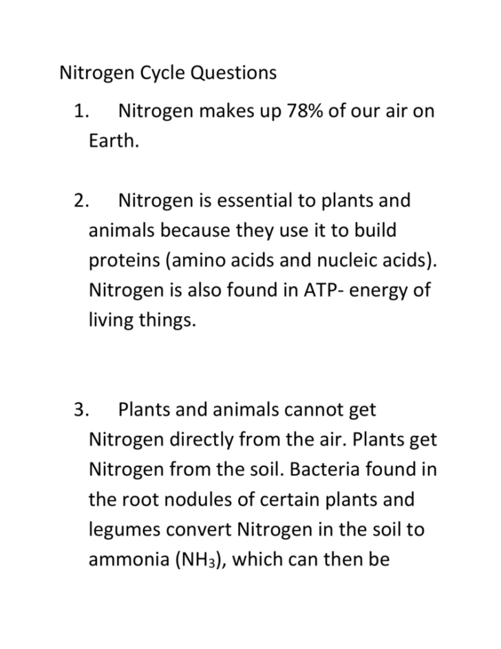 Get 85 Worksheet On Nitrogen Cycle Ideas 83