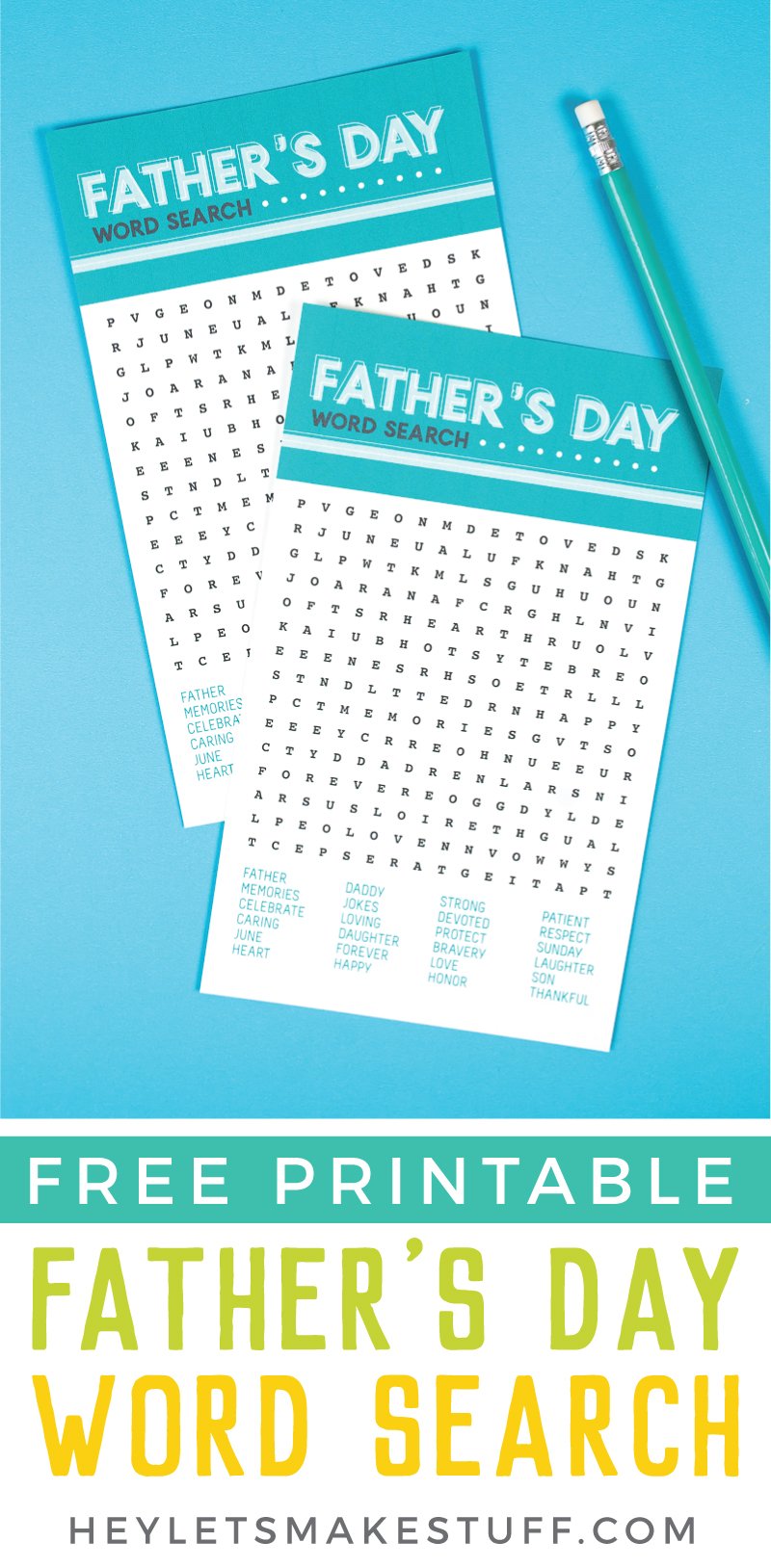 Printable 70 Fathers Day Word Search 19