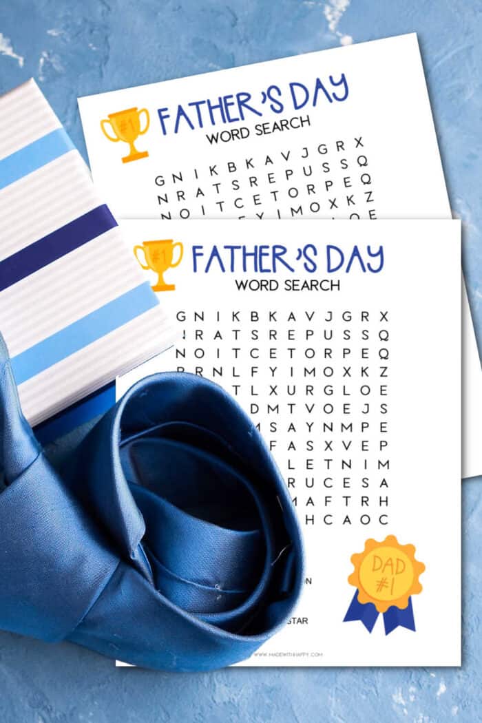 Printable 70 Fathers Day Word Search 26