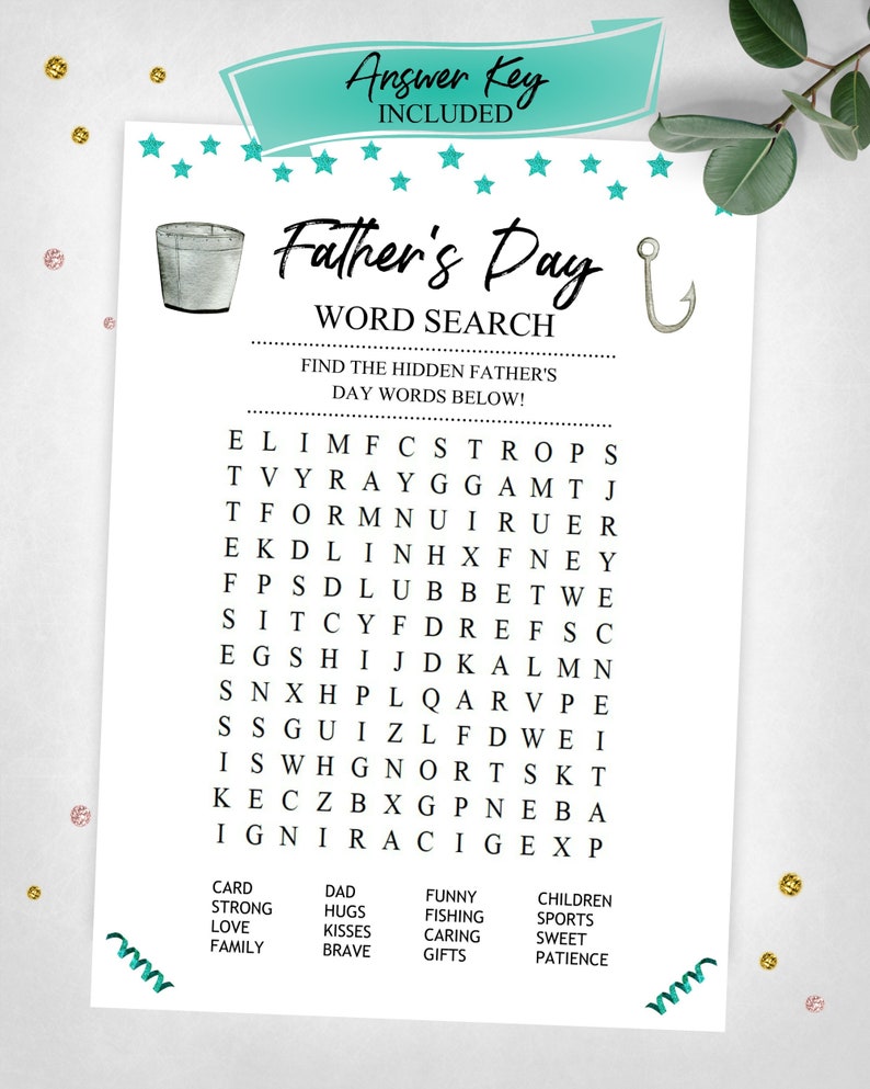 Printable 70 Fathers Day Word Search 28