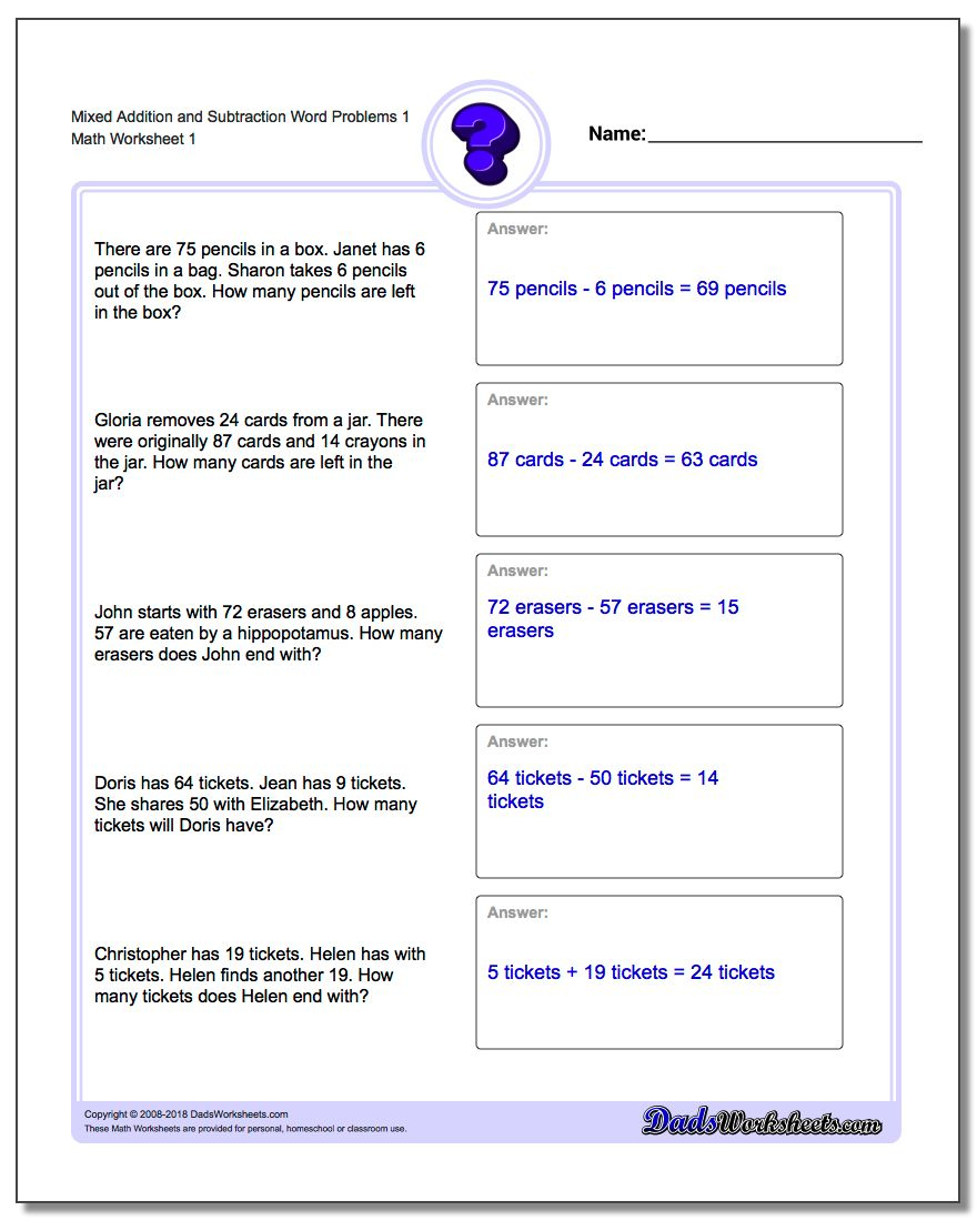 Save 85 Fractions Word Problems Worksheets 53